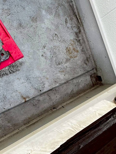 高砂市　ベランダの現況